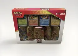 Pokemon TCG Scarlet & Violet 151 5-Pack of Mini Tins and 4 Promos Costco Bundle - Image 1