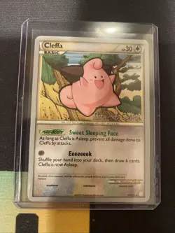Pokemon Cleffa 17/123 2011 World Championships David Cohen LP/EX - Image 1
