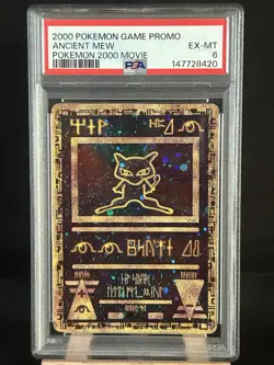 2000 POKEMON GAME MOVIE POKEMON 2000 MOVIE ANCIENT MEW PSA 6 - Image 1