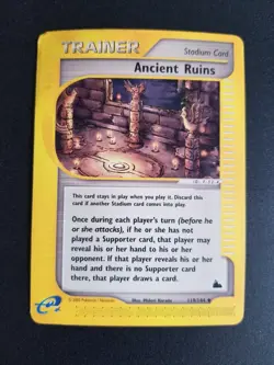 Ancient Ruins 119/144 Pokemon Skyridge Uncommon - Image 1