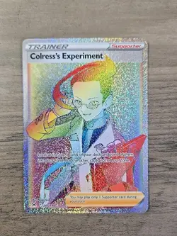 Pokemon TCG Colress's Experiment 205/196 Lost Origins Secret Rare NM - Image 1