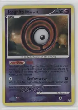 Unown O German Reverse Foil Pokemon Diamond & Pearl Secret Wonders #70 2007 - Image 1