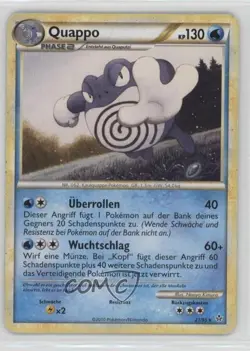 Poliwrath German Pokemon HeartGold & SoulSilver Unleashed #21 2010 - Image 1