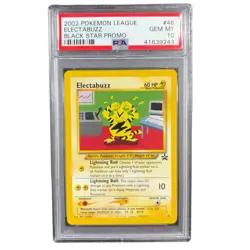 2002 Pokemon League Electabuzz Black Star Promo PSA 10 Gem Mint #46 ⚡ - Image 1