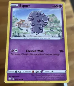 Espurr - 060/163 - Common - Lightly Played Pokemon TCG - Image 1