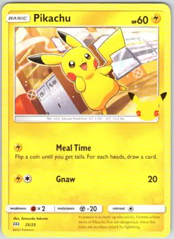 Pikachu 25/25 McDonald's Collection 2021 Pokemon NM - Image 1