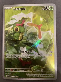 Caterpie #172/165 - Scarlet & Violet 151 - Illustration Rare - Pokemon TCG - NM - Image 1