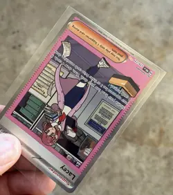 Pokemon Lacey Trainer 175/131 Prismatic Evolutions Special Illustration Holo WOW - Image 3