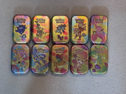 10 x Pokemon 151 Mini Tins (FULL ART SET) – Complete Set of 10 – Sealed - Image 1