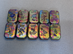10 x Pokemon 151 Mini Tins (FULL ART SET) – Complete Set of 10 – Sealed - Image 2