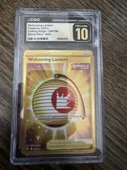 Pokemon TCG - Welcoming Lantern 230/198 - Chilling Reign - CGC Pristine 10 - Image 1