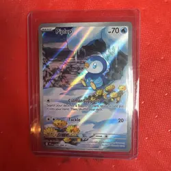 Piplup 98/94, Phantasmal Flames Full Art Holo Illustration Rare, Pokemon TCG, NM - Image 1