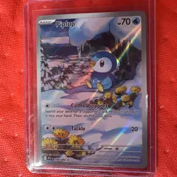 Piplup 98/94, Phantasmal Flames Full Art Holo Illustration Rare, Pokemon TCG, NM - Image 3
