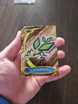 Pokemon Topps Advanced Challenge Vibrava #82 FOIL - Image 1
