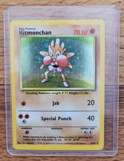 Pokemon TCG - Hitmonchan - 007/102 Base Set Holo - Excellent Condition - Image 1