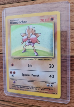 Pokemon TCG - Hitmonchan - 007/102 Base Set Holo - Excellent Condition - Image 3