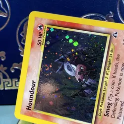 Houndour - 5/75 - Pokemon Neo Discovery Unlimited Holo SWIRL WOTC NM/M - Image 3