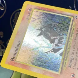 Houndour - 5/75 - Pokemon Neo Discovery Unlimited Holo SWIRL WOTC NM/M - Image 5