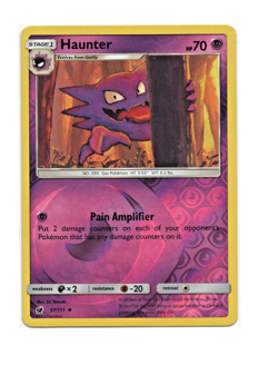 Pokemon TCG - Haunter 37/111 - Uncommon Reverse Holo Crimson Invasion Near Mint - Image 1