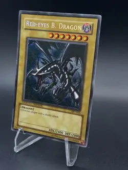 Holo Red-Eyes B. Dragon BPT-005 Limited Edition Yu-Gi-Oh Promo Card LP Vintage - Image 1