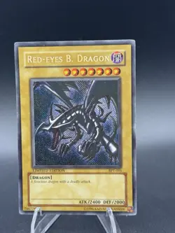 Holo Red-Eyes B. Dragon BPT-005 Limited Edition Yu-Gi-Oh Promo Card LP Vintage - Image 3