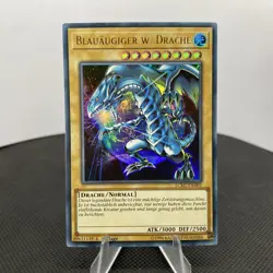 Yugioh Blauaugiger W. Drache LCKC-DE001 1. Auflage Ultra Rare Near Mint V4 - Image 1