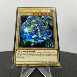 Yugioh Blauaugiger W. Drache LCKC-DE001 1. Auflage Ultra Rare Near Mint V4 - Image 4