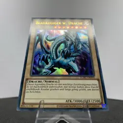 Yugioh Blauaugiger W. Drache LCKC-DE001 Ultra Rare Near Mint V2 - Image 5