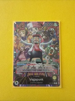 Vegapunk OP07-097 Alt Art Leader - One Piece Card Game - 500 Years in the Future - Image 1