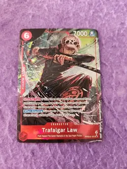 One Piece TCG The Best Trafalgar Law Alt Art Card PRB02-002 - Image 1