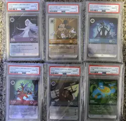 Lorcana D100 Collector Edition Promo Complete Set (All 6) PSA 10 - Image 1