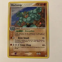 Machamp 9/101 Reverse Holo Rare Ex Hidden Legends Pokemon Card NM - Image 1