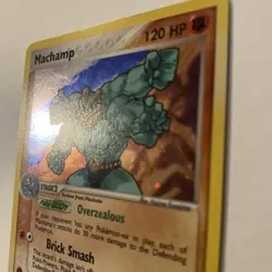 Machamp 9/101 Reverse Holo Rare Ex Hidden Legends Pokemon Card NM - Image 2