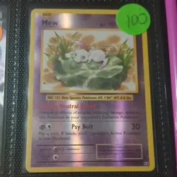 Pokemon Mew Reverse Holo Rare 53/108 Evolutions 2016 40HP Card - Image 1