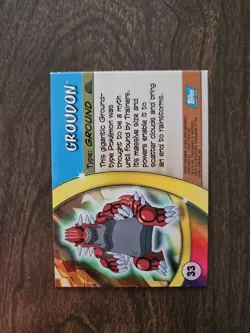 Pokemon Topps Groudon #33 Advanced Challenge Card FOIL - Image 2