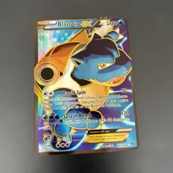 Pokemon Blastoise EX Full Art Ultra Rare Holo 142/146 XY Card - Image 1