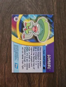 Pokemon Topps Lombre #38 Advanced Challenge Card FOIL - Image 2