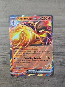 Pokemon TCG Armarouge ex 027/182 Paradox Rift Ultra Rare Card NM - Image 1