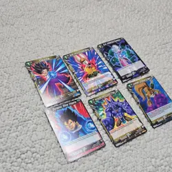 Bandai Dragon Ball Super DBS-BE19 6 Battle Cards Caulifla Vegeta Hyssop - Image 2