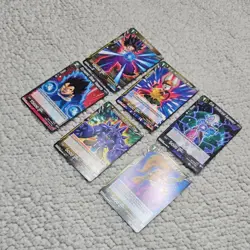 Bandai Dragon Ball Super DBS-BE19 6 Battle Cards Caulifla Vegeta Hyssop - Image 3
