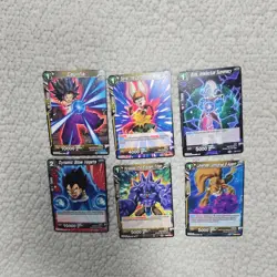 Bandai Dragon Ball Super DBS-BE19 6 Battle Cards Caulifla Vegeta Hyssop - Image 5