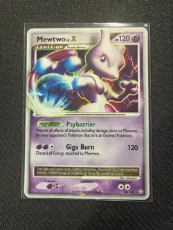 Mewtwo LV.X 144/146 Legends Awakened Ultra Rare Holo Level Up Pokemon Card 2008 - Image 1