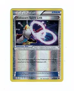 Alakazam Spirit Link 90/124 Fates Collide Reverse Holo - Pokemon Card LP - Image 1