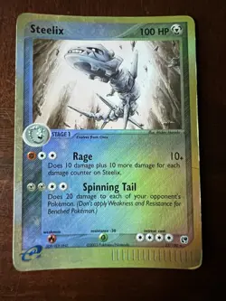 Pokemon Card Steelix 23/100 Sandstorm Reverse Holo 2003 - Image 1