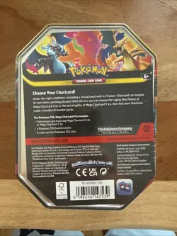 Pokemon Trading Card Game Tin Charizard with Mega Charizard Y EX Card - Image 2