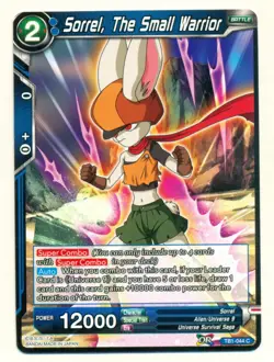 Dragon Ball Super Card Game Sorrel, The Small Warrior TB1-044 C NM SV2. - Image 1
