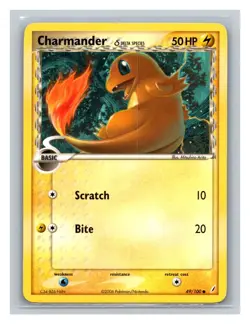 Charmander (Delta Species) #49/100 Crystal Guardians Pokemon Card TCG 2006 - Image 1