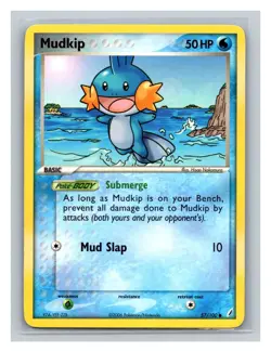 Mudkip #57/100 Crystal Guardians Pokemon Card TCG 2006 - Image 1