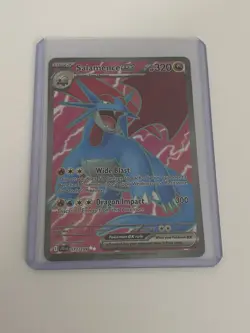Pokemon TCG Salamence EX Full Art Holo Ultra Rare Card 177/159 Journey Together - Image 3