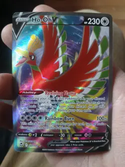 Pokemon Silver Tempest Ho-Oh v Full Art Holo Card 187/195 Ultra Rare Minty 🔥 - Image 1